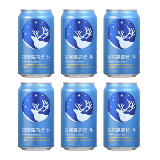 【預購】銀河高原啤酒 小麦のビール 6入