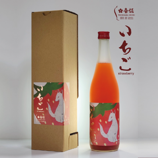 稻荷白狐 草莓酒（含盒）