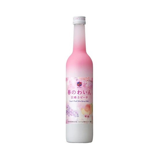 【春限定】桃子巨峰葡萄酒 500ml