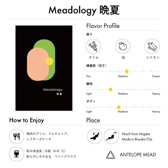 Antelope 蜂蜜酒 Meadology - 晩夏 日本手工蜂蜜酒